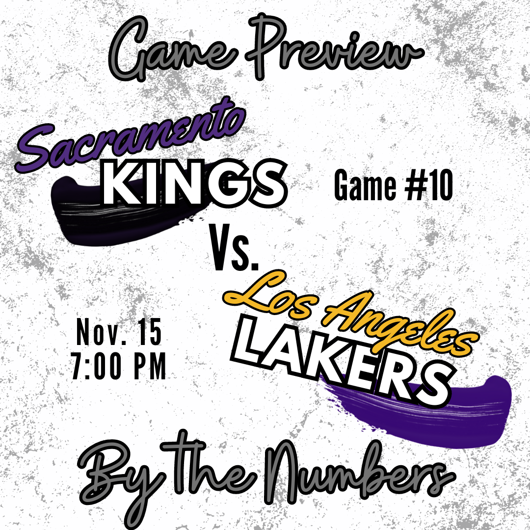 Kings vs. Lakers Preview – By the Numbers