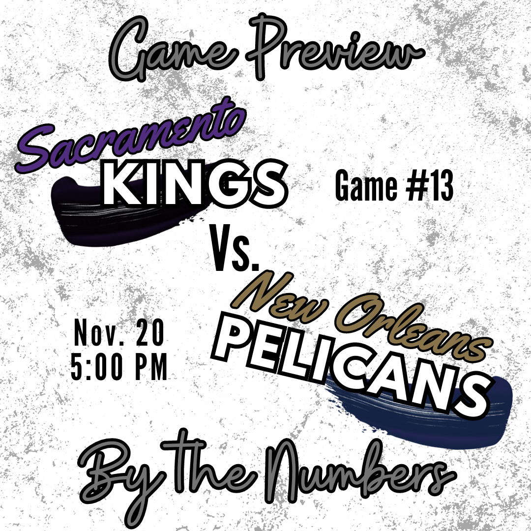 Kings vs. Pelicans Preview – By the Numbers (11/20/23)