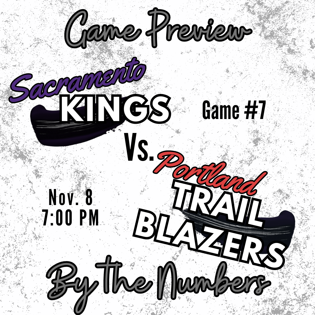 Kings vs. Trail Blazers Preview – By the Numbers