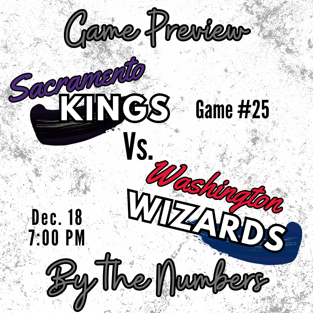 Kings vs. Wizards Preview – By the Numbers