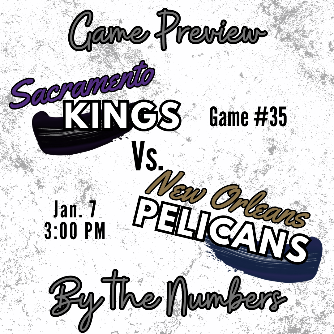 Kings vs. Pelicans Preview – By the Numbers